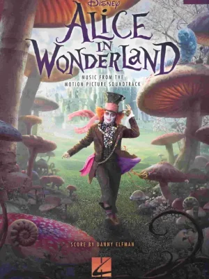 Cenový Hit ALICE IN WONDERLAND (music from the movie) - sólo klavír
