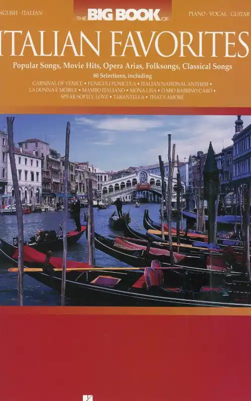 Novinka BIG BOOK OF ITALIAN FAVORITS klavír/zpěv/kytara