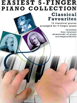 Expresní Doručení EASIEST 5-FINGER PIANO COLLECTION - CLASSICAL FAVORITES
