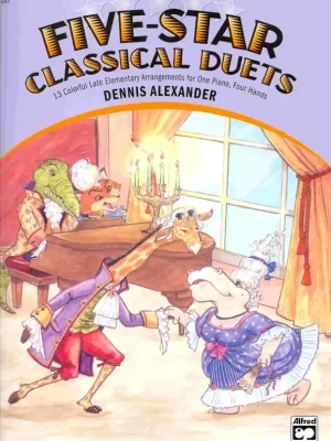 Akční Cena Five-Star Classical Duets by Dennis Alexander