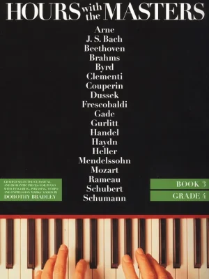 Vrácení Zdarma Hours With The Masters 3 (grade 4) / 24 snadných klasických skladeb pro klavír