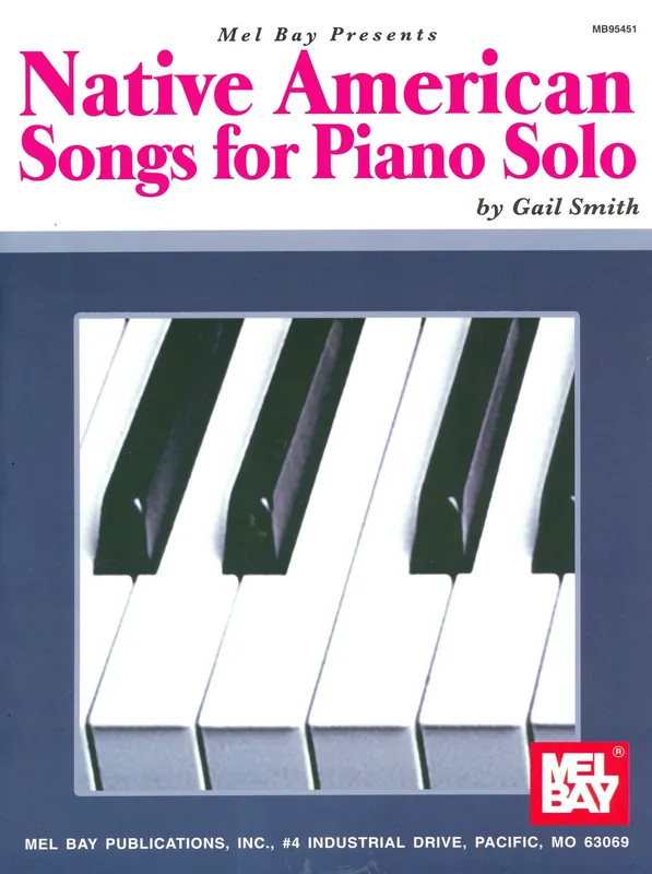 Víkendová Akce Native American Songs for Piano Solo + Audio Online / Indianské písně v úpravě pro klavír