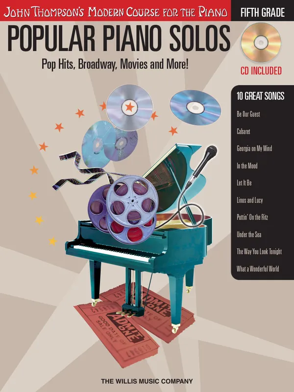 Popular Piano Solos 5 – Pop Hits, Broadway, Movies and More + CD Kup Teď