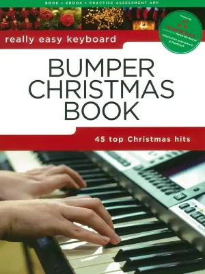 Really Easy Keyboard - BUMPER CHRISTMAS BOOK / 45 vánočních hitů Rychlé Dodání