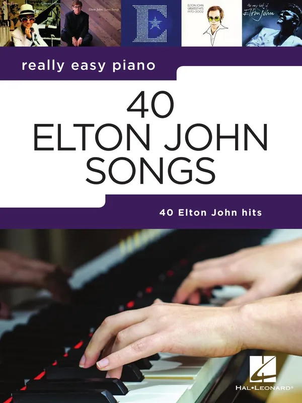 Poslední Šance Really Easy Piano - 40 ELTON JOHN SONGS / zpěvník velkých hitů
