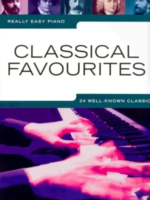 Really Easy Piano - CLASSICAL FAVORITES (24 well-know classics) Akční Cena