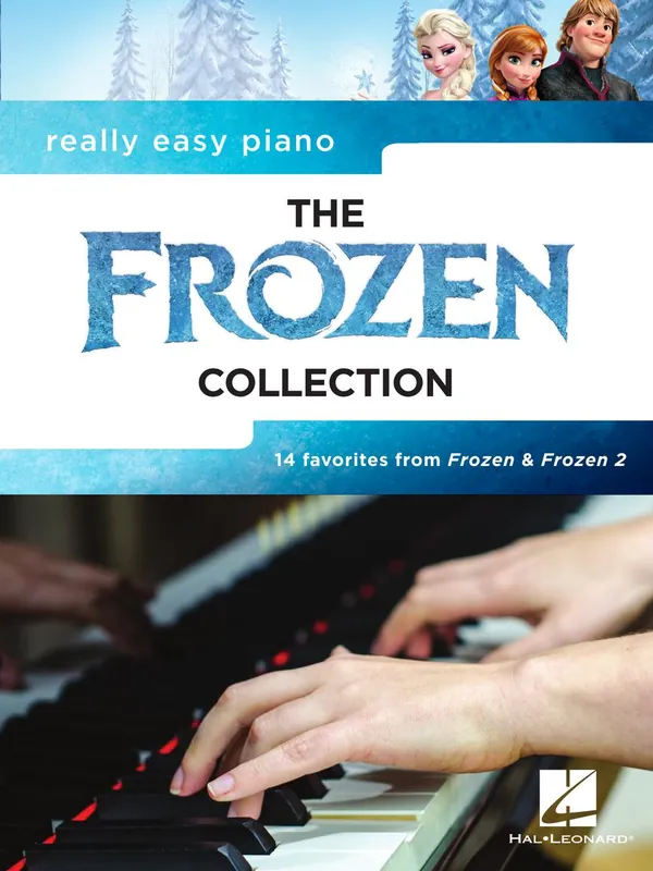 Really Easy Piano - The Frozen Collection (14 filmových melodií ) Doprava Zdarma