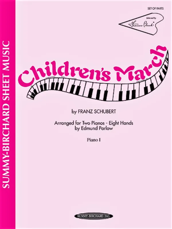 Schubert: Children's March (Dětský pochod) / 2 klavíry 8 rukou Novinka