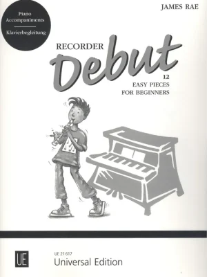 Recorder Debut - klavírní doprovod Značkový