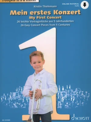 Vrácení Zdarma My First Concert + Audio Online / jednoduché přednesové skladby pro trumpetu a klavír