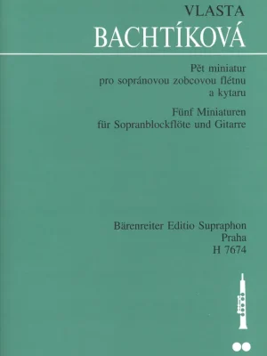 Pět miniatur pro zobcovou flétnu a kytaru - Vlasta Bachtíková Objednat Nyní