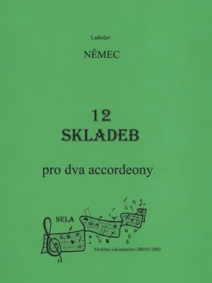 Akce 12 skladeb pro dva akordeony - Ladislav Němec