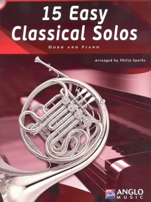 15 Easy Classical Solos + CD / lesní roh (f horn) a klavír Kup Teď
