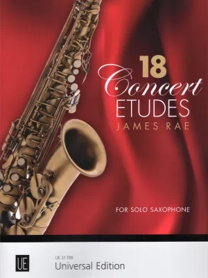 18 Concert Etudes for Solo Saxophone / koncertní etudy pro saxofon Dokud Zásoby Vydrží