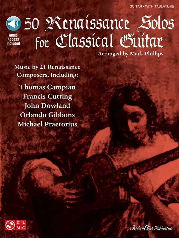50 Renaissance Solos for Classical Guitar + Audio Online / kytara + tabulatura Cenový Hit