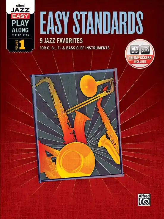 Super Cena Alfred Jazz Easy Play-Along Series 1 -Easy Standards + Audio Online / sólový sešit