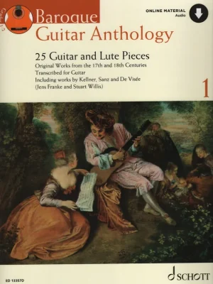 Bezpečná Platba Baroque Guitar Anthology 1 + Audio Online / kytara