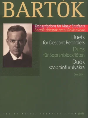 BARTÓK: Duets for descant recorders / dueta pro zobcové flétny Hit Sezóny