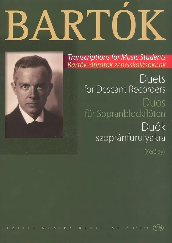 BARTÓK: Duets for descant recorders / dueta pro zobcové flétny Hit Sezóny