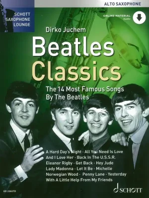 Odeslání Ihned Beatles Classics + Audio Online / altový saxofon a klavír