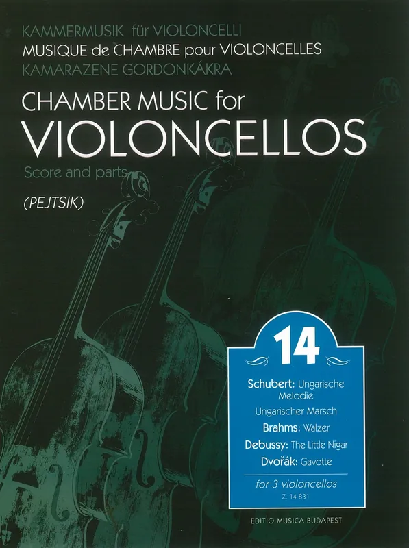Chamber Music for Violoncellos 14 / pět skladeb pro tři violoncella Přímo Od Výrobce