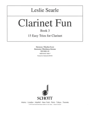 Clarinet Fun 3 / doprovod harmonický a rytmický Nová Kolekce