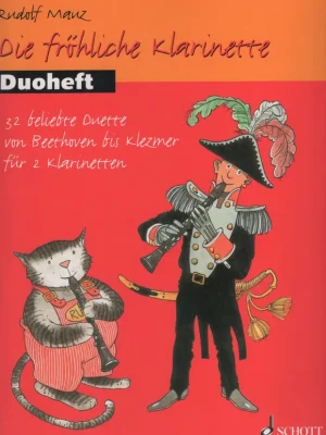 Die fröhliche Klarinette - Duoheft / snadná dueta pro dva klarinety Nová Kolekce