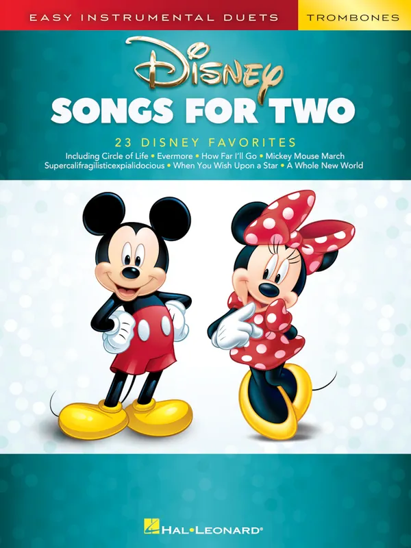 Disney Songs for Two / trombon (pozoun) - snadné duety Pouze Dnes