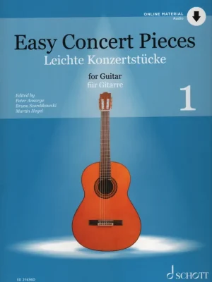 Easy Concert Pieces 1 + Audio Online / snadné přednesové skladby pro kytaru Nejprodávanější