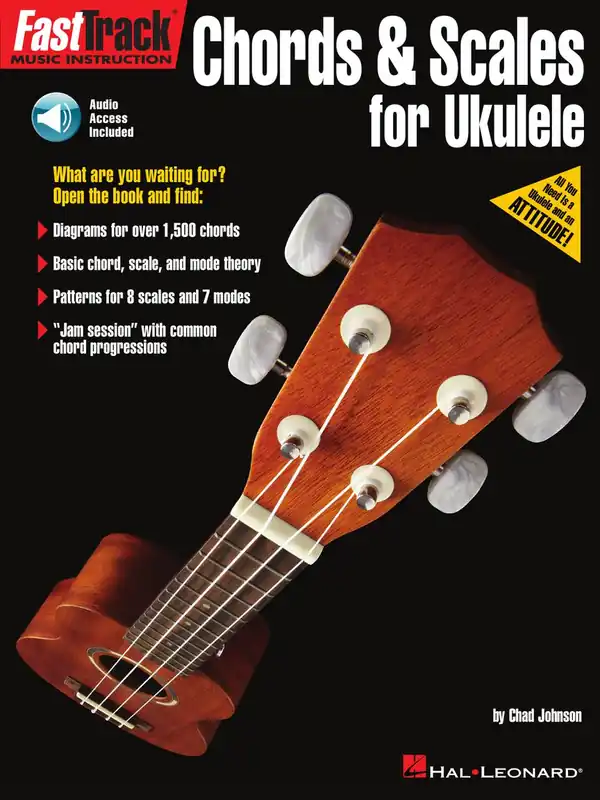 FASTTRACK - UKULELE - CHORDS & SCALES + Audio Online / akordy a stupnice Finální Výprodej