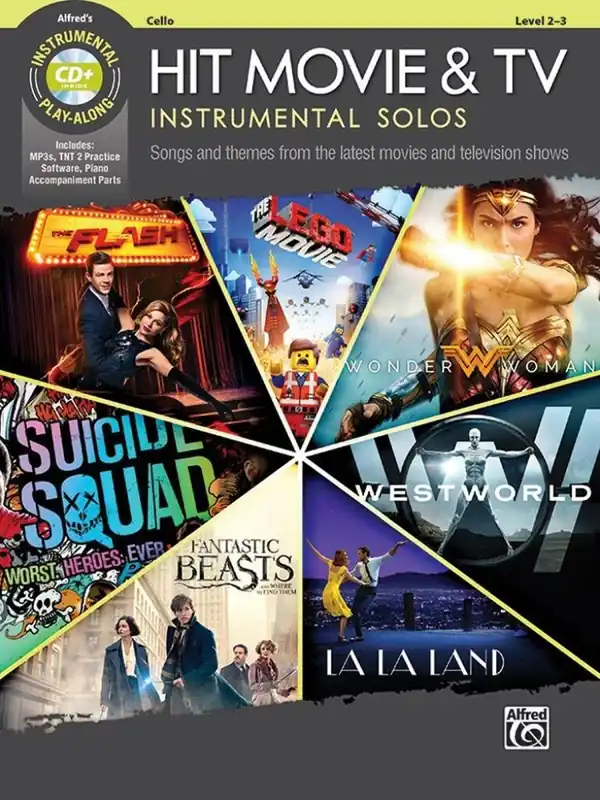 Hit Movie & TV Instrumental Solos + CD / violoncello a klavír (PDF) Nejlepší Cena