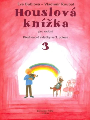 HOUSLOVÁ KNÍŽKA pro radost 3 - přednesové skladby ve 3.poloze (červená) Oblíbený