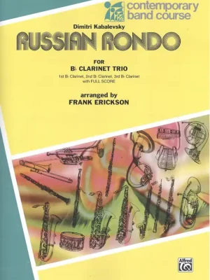 Výhodná Nabídka Kabalevsky: RUSSIAN RONDO / skladba ve snadném aranžmá pro tři klarinety