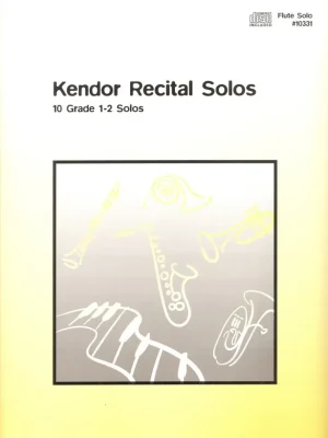 Zlevněný Kendor Recital Solos for Flute + CD / sólo sešit