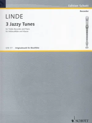 Nová Kolekce Linde: 3 Jazzy Tunes / tři originální jazzové skladby pro altovou zobcovou flétnu a klavír