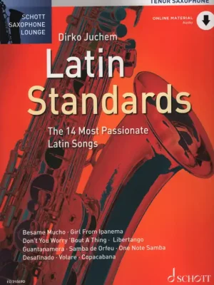 Latin Standards + Audio Online / tenorový saxofon a klavír Kup Teď