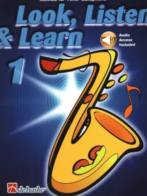 LOOK, LISTEN & LEARN 1 + Audio Online / škola hry na tenorový saxofon Hit Sezóny