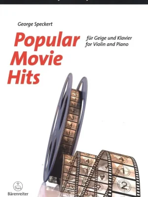 Levný POPULAR MOVIE HITS for Violin and Piano / populární filmové melodie pro housle a klavír