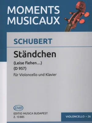 SCHUBERT Franz: STÄNDCHEN D.957 (Zastaveníčko) / violoncello a klavír Nejlepší Cena
