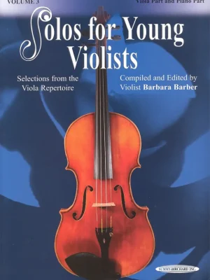 Časově Omezené SOLOS FOR YOUNG VIOLISTS 3 / viola a klavír