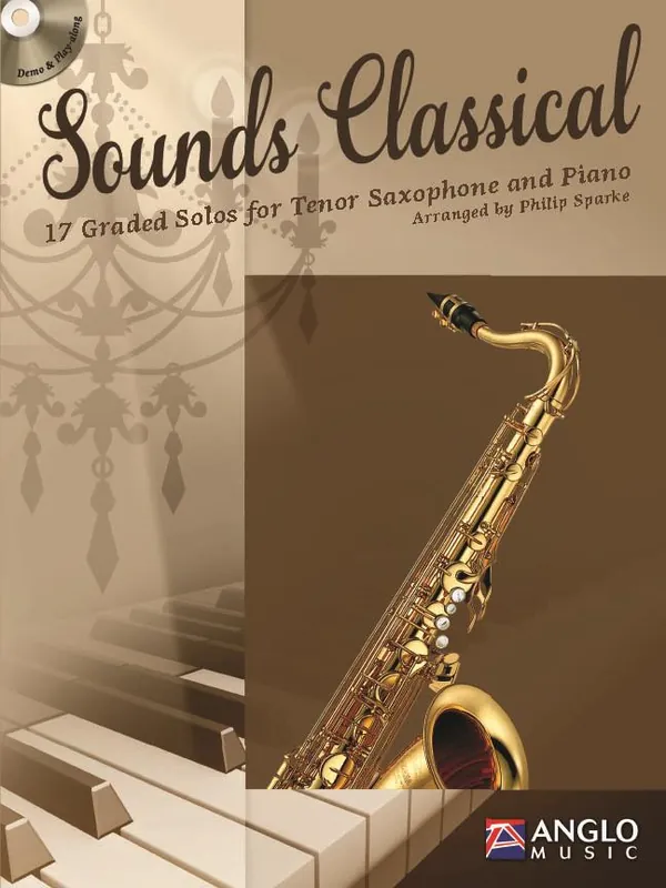 Sounds Classical - 17 Graded Solos + CD / tenorový saxofon a klavír Nejlepší Cena