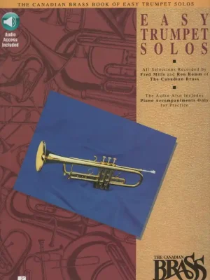 Cenový Hit THE CANADIAN BRASS - EASY TRUMPET SOLOS + Audio Online / trumpeta a klavír