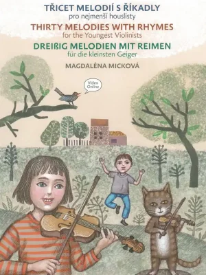 Značkový Třicet melodií s říkadly pro nejmenší houslisty