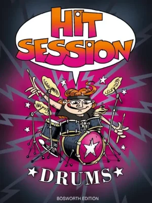 Sleva HIT SESSION DRUMS / příručka pro bubeníky - jak se hrají velké hity