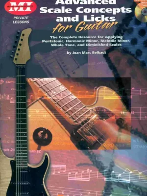 Ověřený ADVANCED SCALE CONCEPTS AND LICKS FOR GUITAR + CD / kytara + tabulatura
