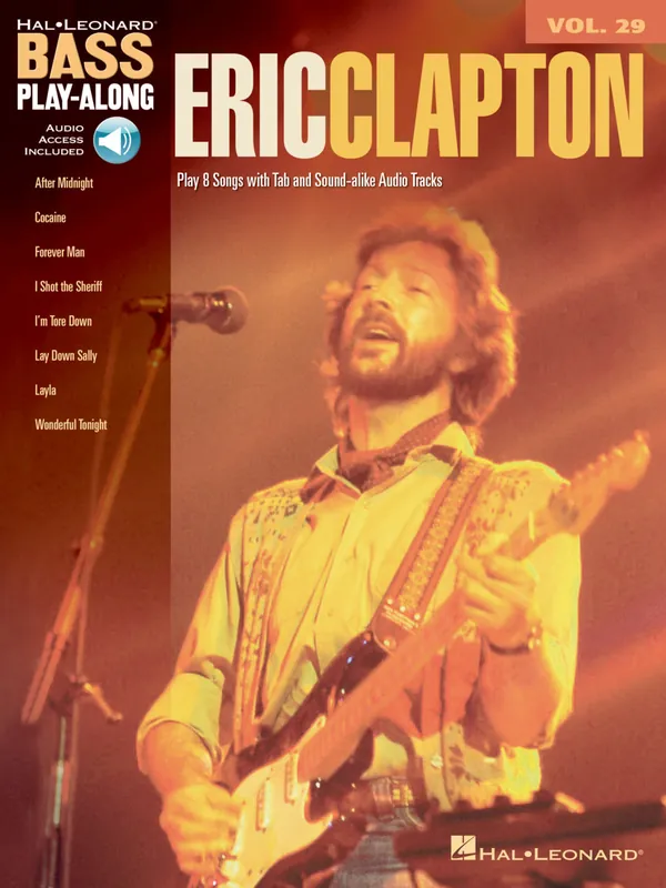 BASS PLAY-ALONG 29 - ERIC CLAPTON + CD Sleva
