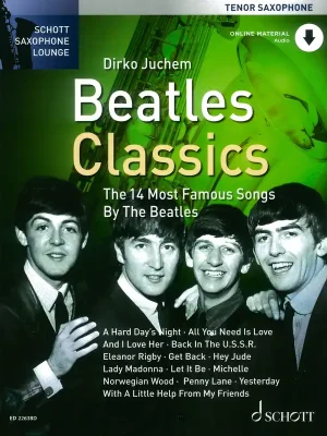 Ihned K Objednání Beatles Classics + Audio Online / tenorový saxofon a klavír