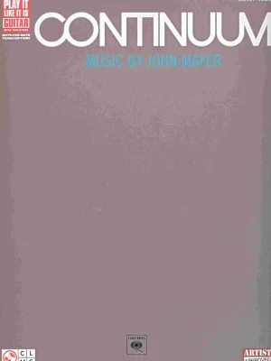 CONTINUUM, music by John Mayer (zpěv/kytara + tabulatura) Dokud Zásoby Vydrží