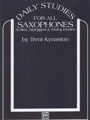 Daily Studies for All Saxophones / saxofonové etudy pro každý den Vysoce Kvalitní