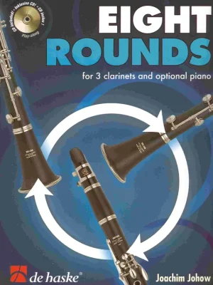 EIGHT ROUNDS + CD / pro 3 klarinety & klavír Super Cena